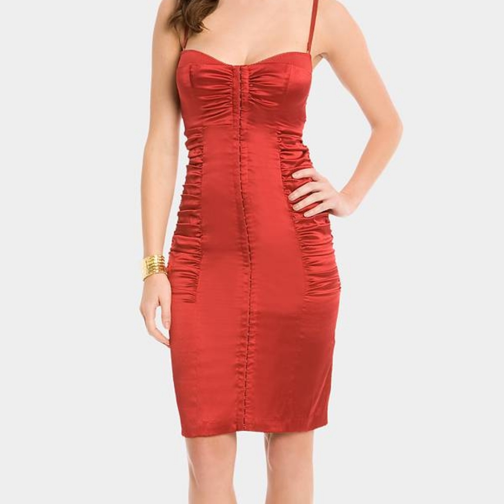 Marciano Red Corset Dress